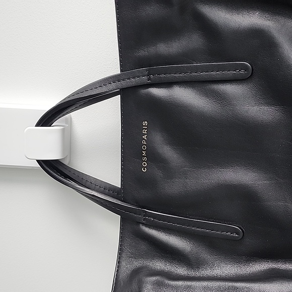 COSMOPARIS Meya Top Handle Multi Colour Leather Flap Tote Bag - Picture 12 of 14